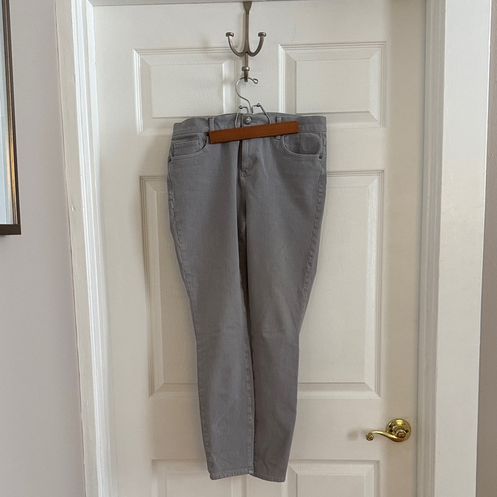 LOFT Light Gray Denim Pants